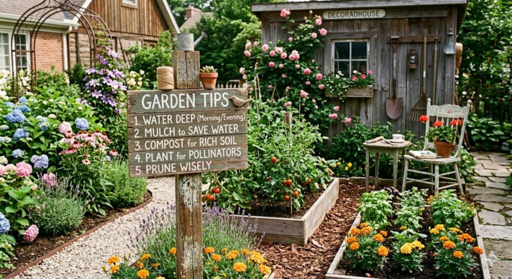 Garden Tips Decoradhouse: Easy Ideas for a Beautiful Garden