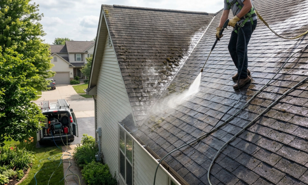Roof Washing