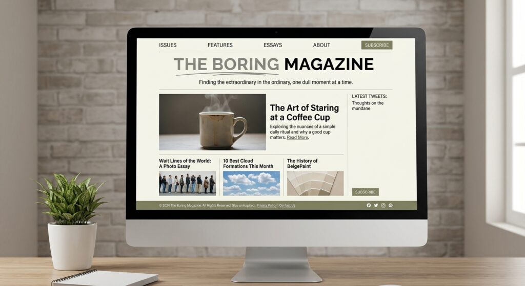 Website TheBoringMagazine Explained: Features, Content, and Purpose